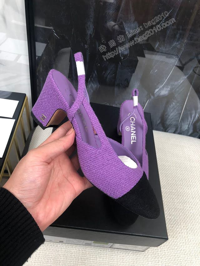 Chanel女鞋 香奈兒經典款涼鞋 Chanel高跟女款涼鞋  naq1182